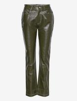 Hosbjerg - Lucia Tori Pants - Odinės tamprės-kelnės - Žalia