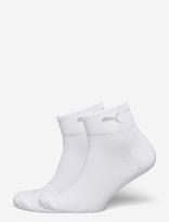 PUMA - Puma Women Quarter 2P - Futbolo kojinės iki kulkšnių - Balta