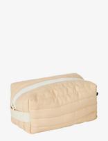 Fabelab - Quilted Toiletry Bag - Wheat - Kosmetinė - Koralinė spalva