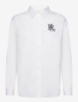 Lauren Ralph Lauren - 50S Str Pure Press-Shirt - Marškinėliai ilgomis rankovėmis - Balta