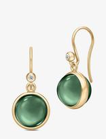 Julie Sandlau - Prime Earrings - Kabantys auskarai - Žalia