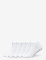 Boozt Merchandise - 5-Pack Footies - Futbolo kojinės iki kulkšnių - Balta