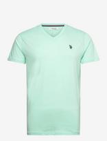 U.S. Polo Assn. - Uspa T-Shirt V-Neck Cem Men - Marškinėliai trumpomis rankovėmis - Žalia