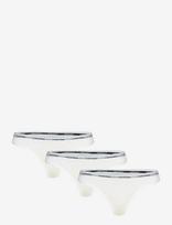 Calvin Klein - Thong 3Pk - Stringai - Balta