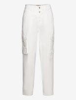 MOS MOSH - Mmadeline Rosita Cargo Pant - Cargo kelnės - Balta