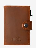Edd. - Rfid Leather/Alu Card Holder - Kortelių dėklas - Ruda
