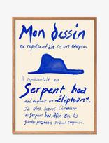 PSTR Studio - Pstr Studio - Sissan - Le Petit Prince - Plakatas - Marga / raštuota