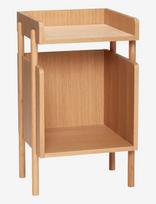 Hübsch - Archive Bedside Table Natural - Naktinis stalelis