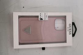 Nugarėlės dėklai Guess  SALE OUT.  GUHCP13XPSATPP iPhone 13 Pro Max 6,7" różowy/pink hardcase SaffianoTriangle Logo Cardslot DIRTY PACKAGING |  DIRTY PACKAGING