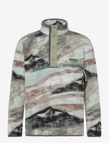 Columbia Sportswear - Helvetia Ii Printed Half Snap Fleece - Sportiniai flisiniai ir viduriniai sluoksniai - Chaki spalva