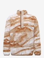 Columbia Sportswear - Helvetia Ii Printed Half Snap Fleece - Sportiniai flisiniai ir viduriniai sluoksniai - Ruda