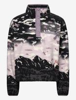 Columbia Sportswear - Helvetia Ii Printed Cropped Half Snap - Flisiniai ir apatiniai megztiniai - Juoda
