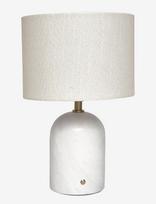 ENKEL LIVING - Flair Mini Table Lamp White Marble Base - Stalinė lempa - Balta