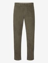 Selected - Slm196-Straight Miles Cord Pant Noos - Chino stiliaus kelnės - Chaki spalva