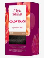 Wella Professionals - Wella Professionals Color Touch Pure Naturals Black 2/0 130 Ml - Priemonės spalvai apsaugoti - Juoda
