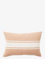 Lexington Home - Embroidery Center Striped Linen/Cott 60X40 Pillow - Pagalvė - Smėlio