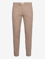 Lindbergh - Linen Club Pants - Klasikinės kelnės - Smėlio