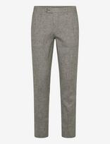 Lindbergh - Linen Club Pants - Klasikinės kelnės - Chaki spalva
