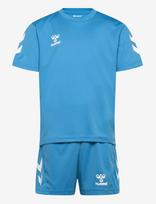Hummel - Hmllogo Set Kids - Marškinėlių rinkinys trumpomis rankovėmis - Mėlyna