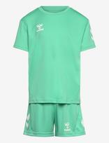 Hummel - Hmllogo Set Kids - Marškinėlių rinkinys trumpomis rankovėmis - Žalia
