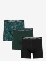 Björn Borg - Cotton Stretch Boxer 3P - Bokseriai - Žalia