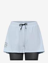 Daehlie - Shorts Run 2 In 1 Wmn - Treniruočių šortai - Mėlyna