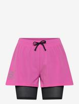Daehlie - Shorts Run 2 In 1 Wmn - Treniruočių šortai - Rožinė