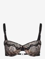 Chantelle X - Xtravagant Half-Cup Half-Foam Bra - „Balconette“ tipo liemenėlės - Juoda