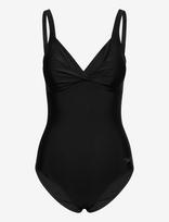 Speedo - Solid Cross Knot Swimsuit - Sportinis maudymosi kostiumėlis - Juoda