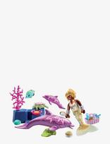 PLAYMOBIL - Mermaid With Dolphins - Playmobil Princess Magic - Marga / raštuota