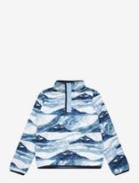 Columbia Sportswear - Helvetia Ii Printed Half Snap Fleece - Flisinė striukė - Mėlyna