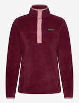 Columbia Sportswear - Benton Springs 1/2 Snap Pull Over Ii - Sportiniai flisiniai ir viduriniai sluoksniai - Burgundiška splava