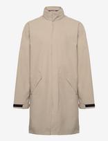 H2O - Rømø Logo Lw Rain Long Jacket - Lietpaltis - Smėlio