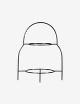 House Doctor - Plate Stand, Hdsana, Silver Finish - Stalo serviravimo rinkinys - Sidabro