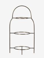House Doctor - Plate Stand, Hdsana, Antique Brass - Stalo serviravimo rinkinys - Aukso
