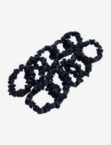 Pipol's Bazaar - Skinny Scrunchie 10 Pcs - Plaukų gumytė - Juoda