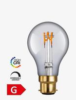 E3light - E3 Led Vintage A60 B22 Spiral Dimmable Plastic - Apšvietimo lemputė - Nude