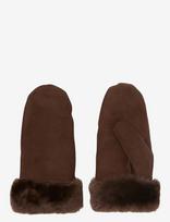 Becksöndergaard - Doa Shearling Mitten - Kumštinės pirštinės - Ruda