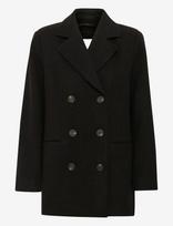My Essential Wardrobe - Franniemw Short Coat - Vilnonė striukė - Juoda