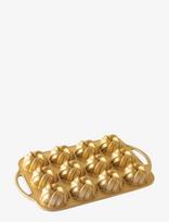 Nordic Ware - 75Th Anniversary Braided Mini Bundt® Pan - Sausainių ir pyragų formos - Aukso