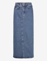 IVY Copenhagen - Ivy-Zoe Maxi Skirt Wash Jaca - Maxi sijonas - Mėlyna