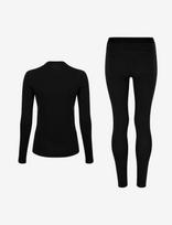 Danish Endurance - Core Merino Baselayer Set (Women) 1-Pack - Sportinių apatinių drabužių komplektas - Juoda