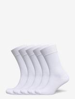 Frank Dandy - Bamboo Solid Crew Sock - Įprastos kojinės - Balta