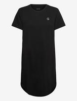 URBAN QUEST - Women Bamboo S/S Night Dress - Naktiniai marškiniai - Juoda