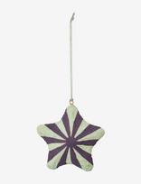 Broste Copenhagen - Pulp Star Ornament - Kalėdiniai žaisliukai ir eglutės aksesuarai - Violetinė