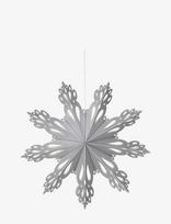Broste Copenhagen - Snowflake Star Ornament M - Kalėdinės lemputės - Sidabro