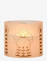 Broste Copenhagen - Fairy Tale Parchment Candle - Vaškinė žvakė - Balta