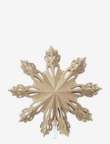 Broste Copenhagen - Snowflake Tree Topper - Kalėdiniai žaisliukai ir eglutės aksesuarai - Ruda
