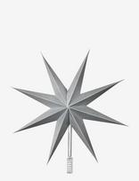 Broste Copenhagen - Star Tree Topper - Kalėdiniai žaisliukai ir eglutės aksesuarai - Pilka