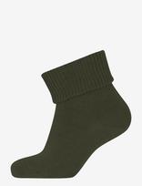 Melton - Cotton Socks - Anti-Slip - Neslystančios kojinės - Chaki spalva